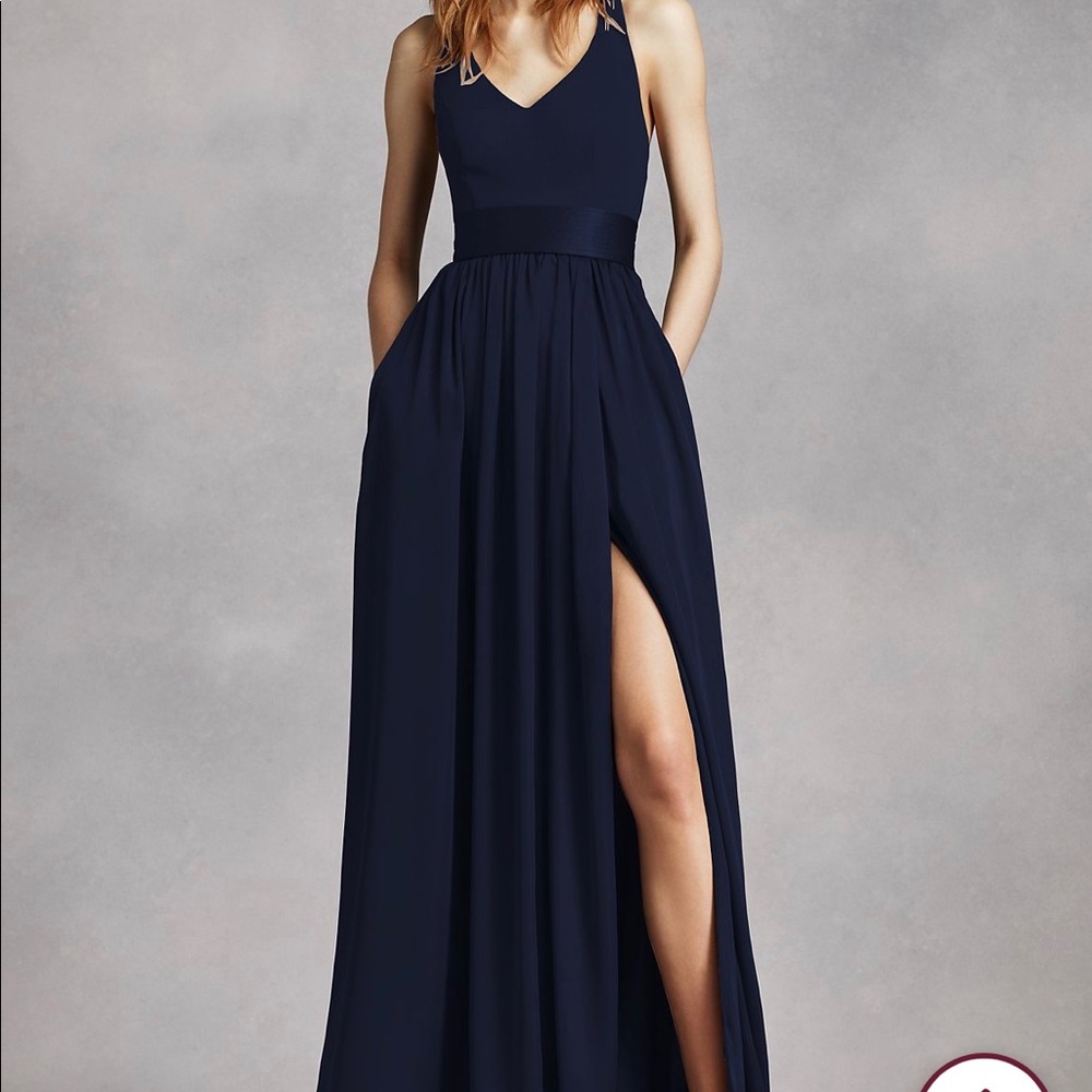 Vera Wang Midnight Blue Bridesmaid Dress